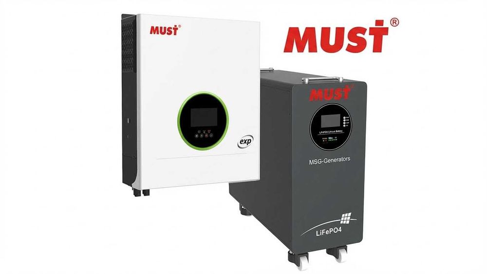 Зарядная станция 6000/12000Вт+АКБ 15000Вт LiFePo4 MUST-kWh 48300 51,2V