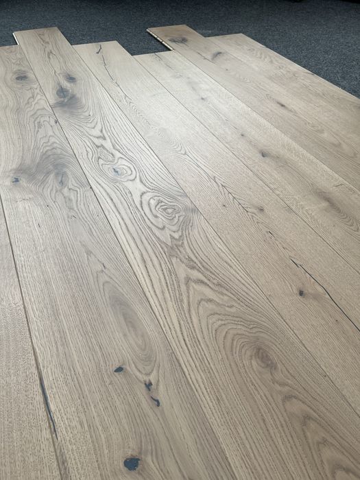 Deska Drewniana Dąb Rustic 15x190x2000mm 4faza, Olej UV x2 POSEN