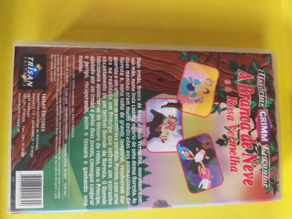 VHS A Branca de neve e a rosa vermelha