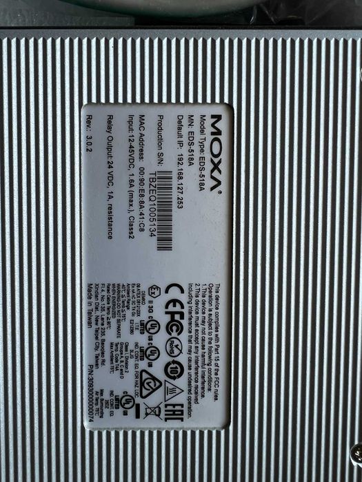 Moxa EDS-518A - Ethernet switch