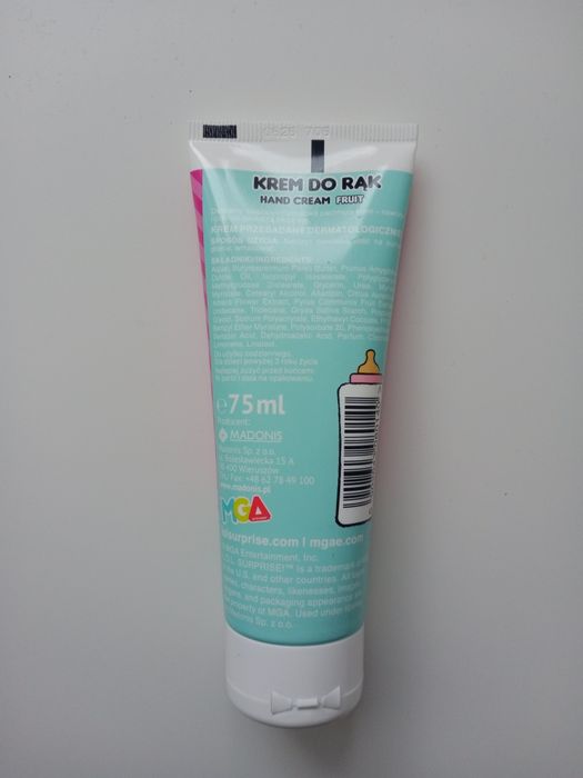 LOL SURPRISE, Hand Cream 3+ krem do rąk dla dzieci Fruit 75ml