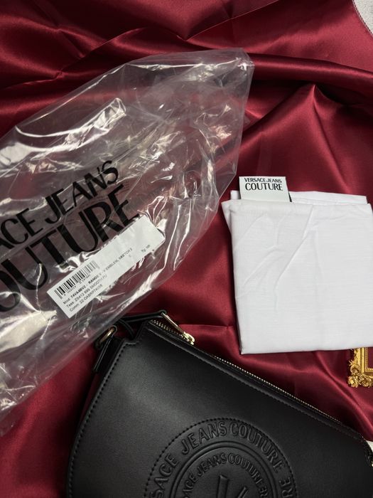 Оригінальна нова сумка Versace Jeans Couture 74VA4BV2 чорна Версаче