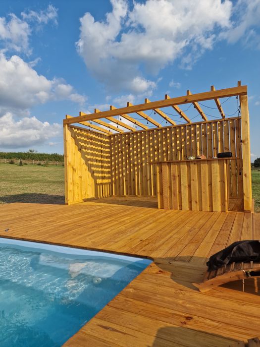 Domek z jacuzzi , agroturystyka, ferie, domek na wyłaczność,