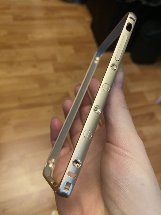 Чохол бампер на телефон айфон 6, bamper iPhone 6 gold