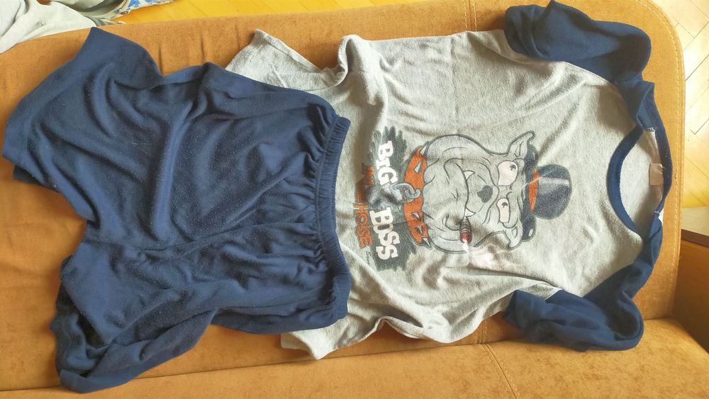 Piżama męska XL krótkie spodenki