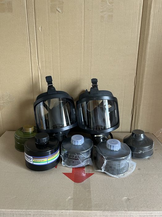 Протигаз Штурмовий Панорамний Повнолицева Фільтр Гази Отруйні Радіація