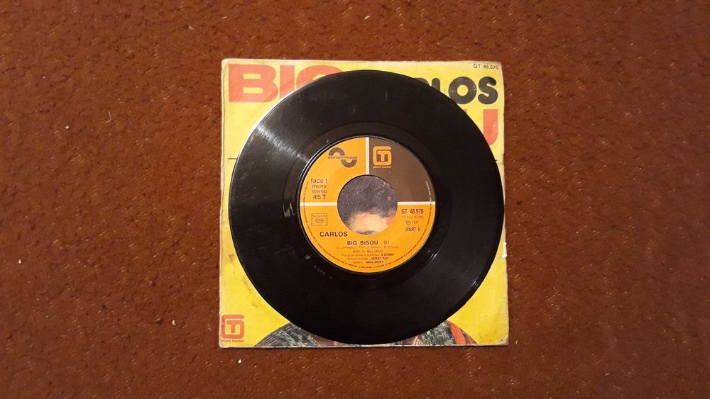 Carlos - Big bisou - single vinil - portes incluídos
