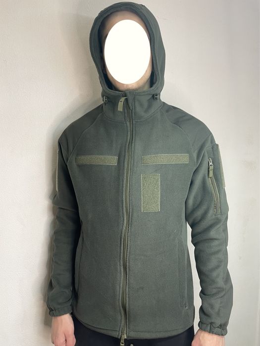 Фліска з капюшоном колір олива