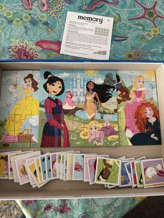 Puzzle mais jogo da memoria das princesas Disney