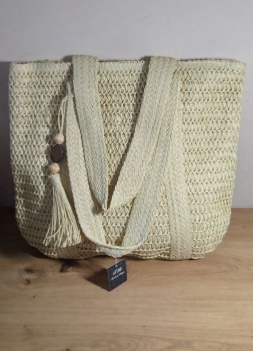 Kosz torba letnia pleciona Boohoo Styl