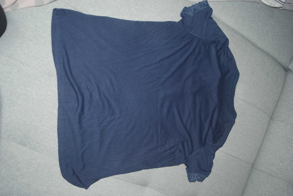 Granatowa bluzka xxl