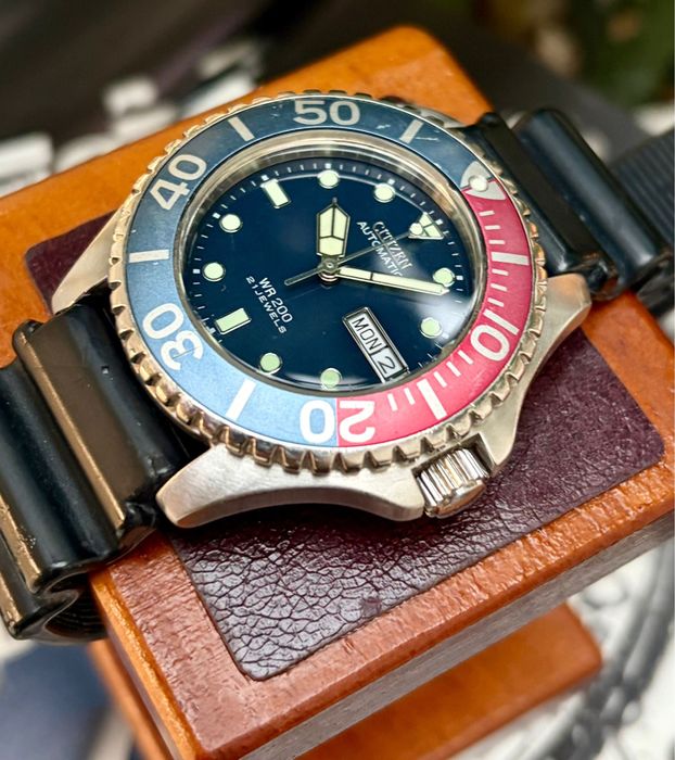 Citizen Automatic  Pepsi Dolphin Divers Vintage