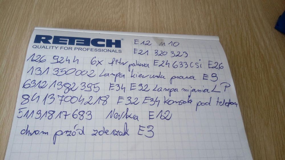 Nowe części bmw 2002 e21 e12 e30 e34 e32 e3 e9 rarytas