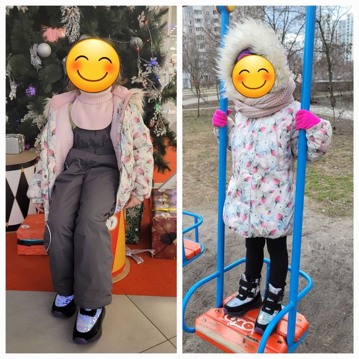 Зимова курточка LENNE для дівчинки (128 см)