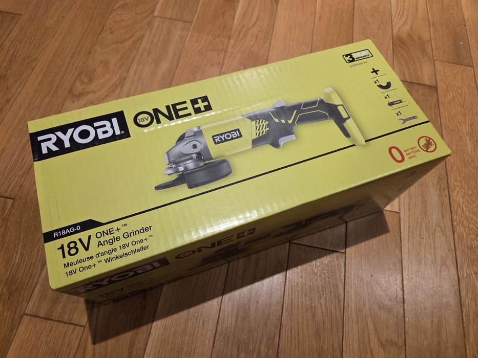 NOWA Szlifierka kątowa RYOBI R18AG-0 Gwarancja 36M