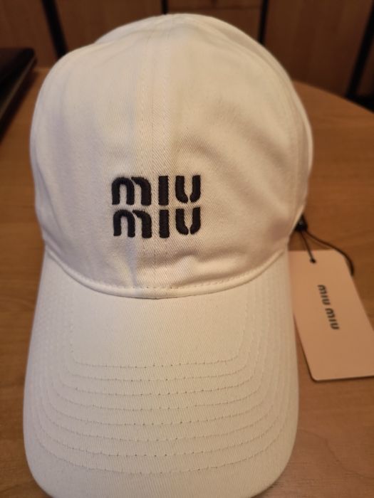 czapka z daszkiem Miu Miu baseball 
Pasek do regulacji