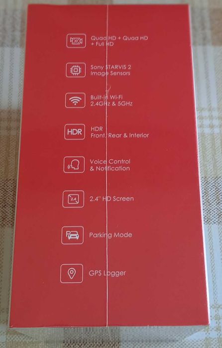 Kamera samochodowa Viofo A229 Plus 3CH – 3 kamery, 4K, GPS, WiFi