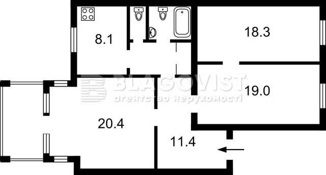 Продаж квартири, Липки, Банкова, Урядовий квартал, Печерськ, Хрещатик