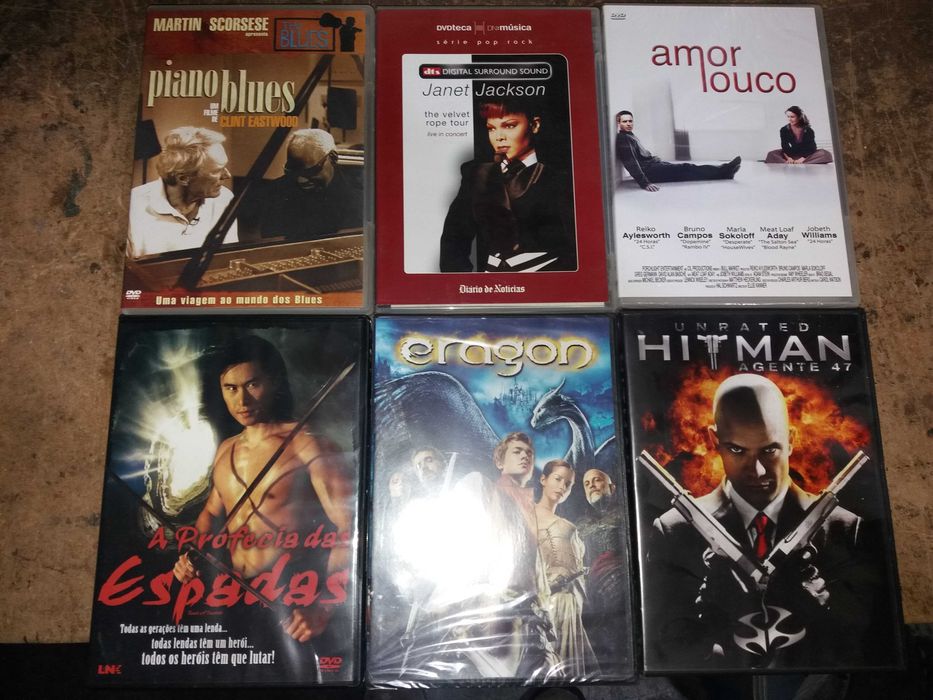 Dvds vários de filmes e documentários
