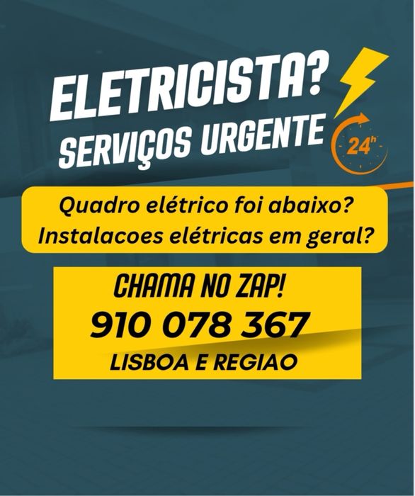 Eletricista 24h Lisboa e regiao