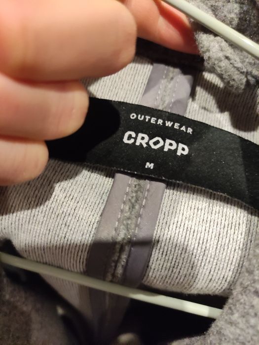 Płaszcz przejściowy ciepły szary