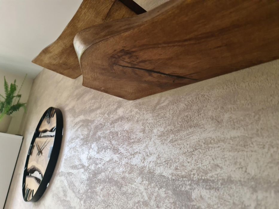 Półki ścienne - dąb lity