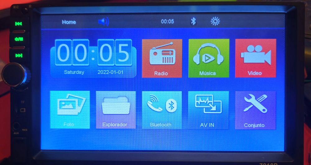 Radios 1 DIN android auto e carplay (Vários)