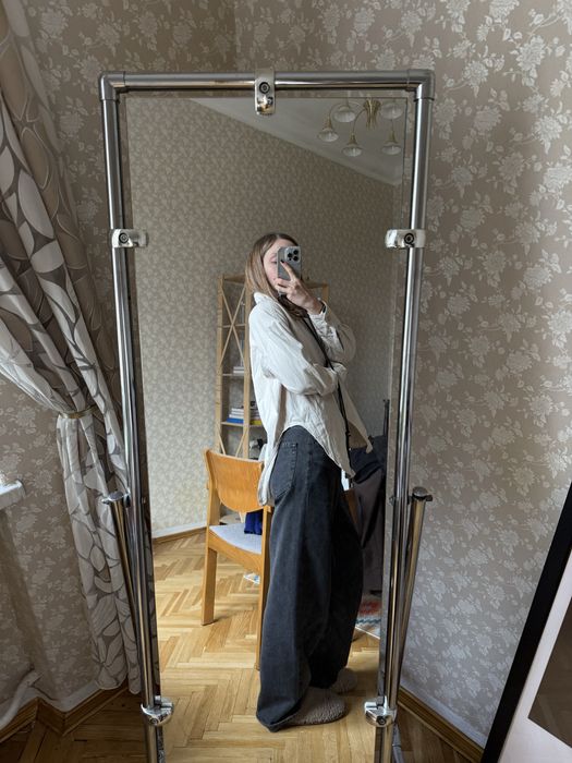 бежева плотна сорочка NUGA STUDIO