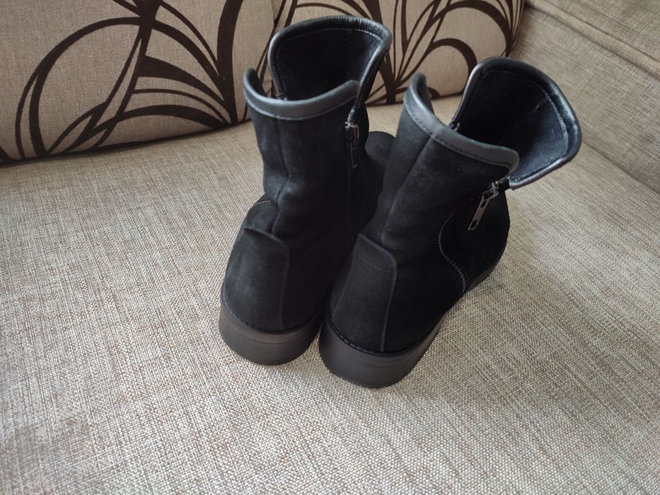 Черевики чоботи ботинки ботильйони braska 39 замша