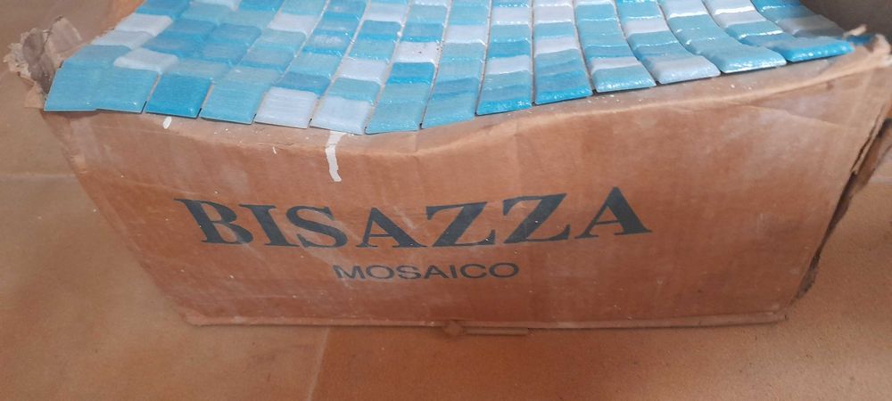 Mozaicos Bisazza azul mesclado