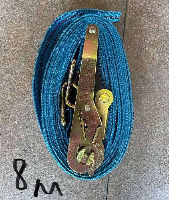 Стяжки, стропи, ремні, тріщотки