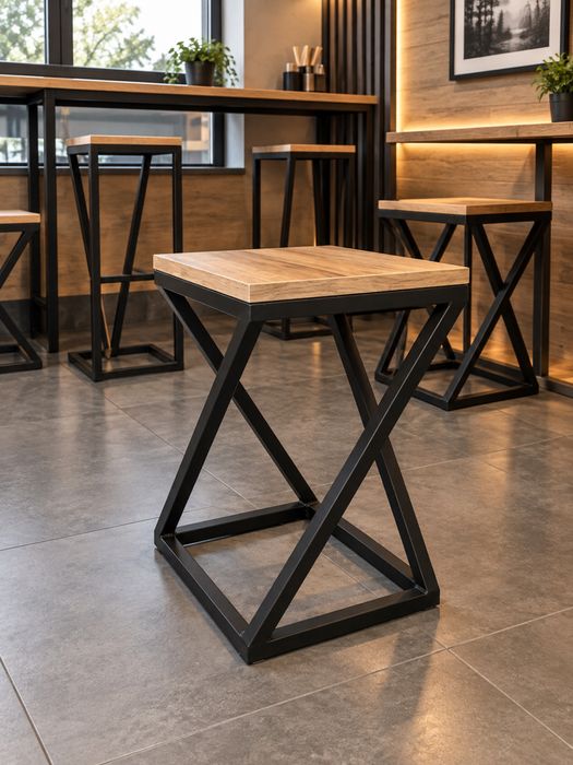 Табуретка в стилі loft