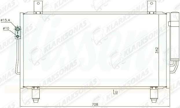 кондиціонер MITSUBISHI OUTLANDER SUV, 07.2012 -2022 7812A218