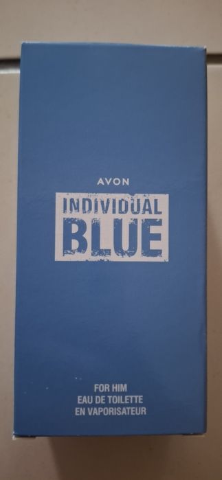 Perfumy Blue Avon plus Żel pod prysznic niebieskie