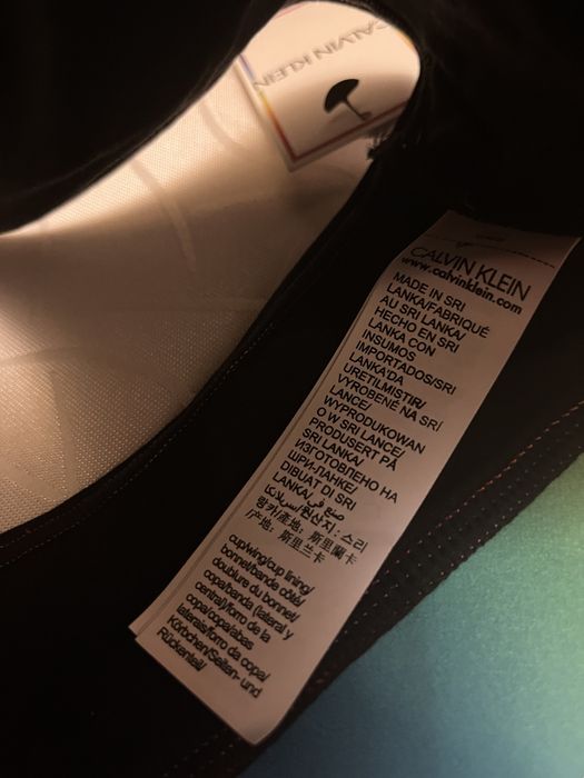 NOWY oryginalny stanik sportowy Calvin Klein biustonosz CK L
