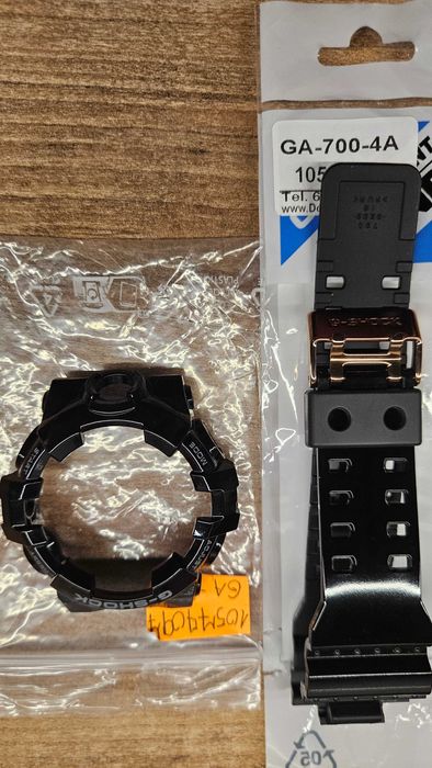 Bezel i Pasek czarny połysk Casio GA-700MMC-1ADR idealny!
