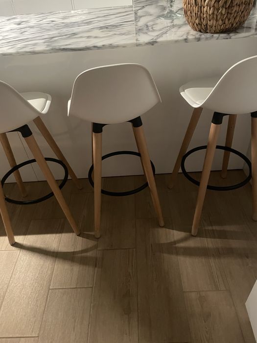3 Bancos de bar estilo nórdico