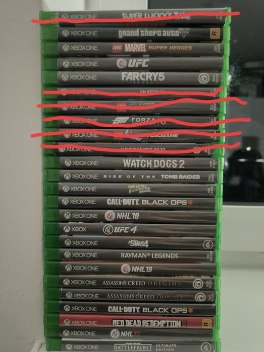 Gry na Xbox One - cennik w opisie