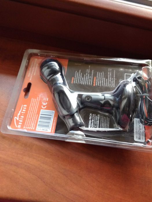 Mikrofon biurkowy, kieszonkowy