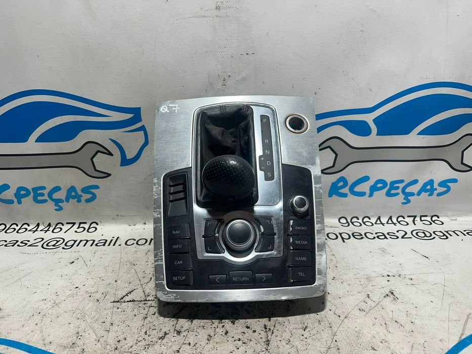 .Manete Seletor Velocidades Automáticas Consola Central Original Audi Q7 4L 4L2713139L 2006 – 2015