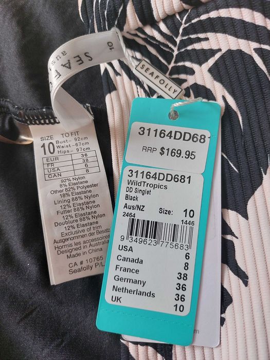Tankini Seafolly góra stroju 36