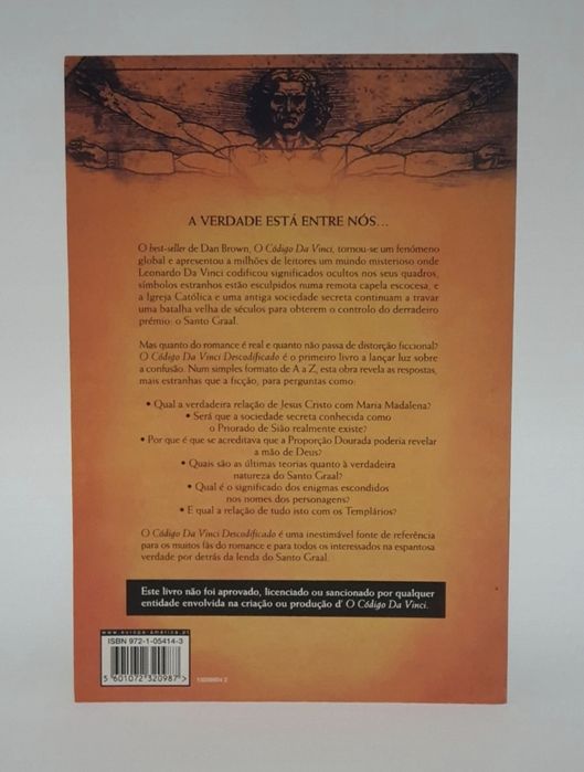 Livro O Código Da Vinci Descodificado