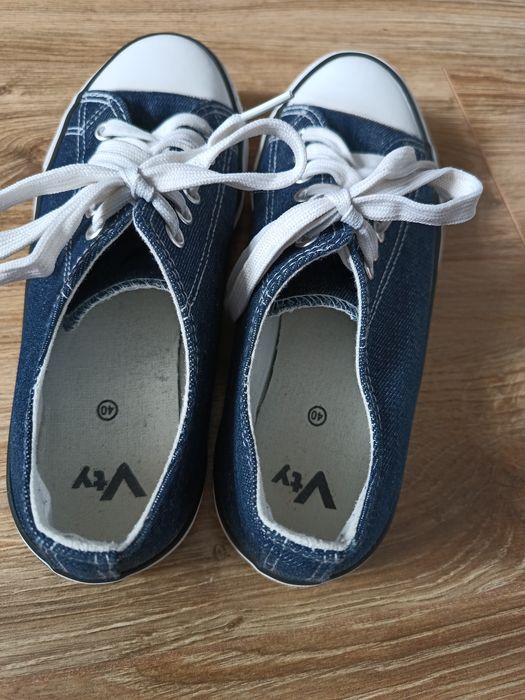 (r. 39) trampki tenisówki jeans dżins