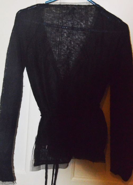 casaco malha preto DKNY Donna Karan tam M 38 como novo