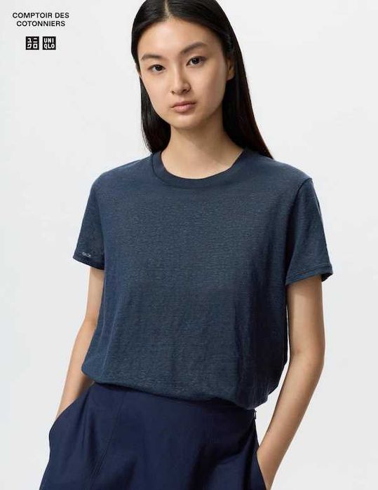 Uniqlo футболка 100% льон, нова
