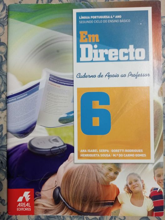 Caderno de Apoio ao Professor Língua Portuguesa Manual Em Directo 6