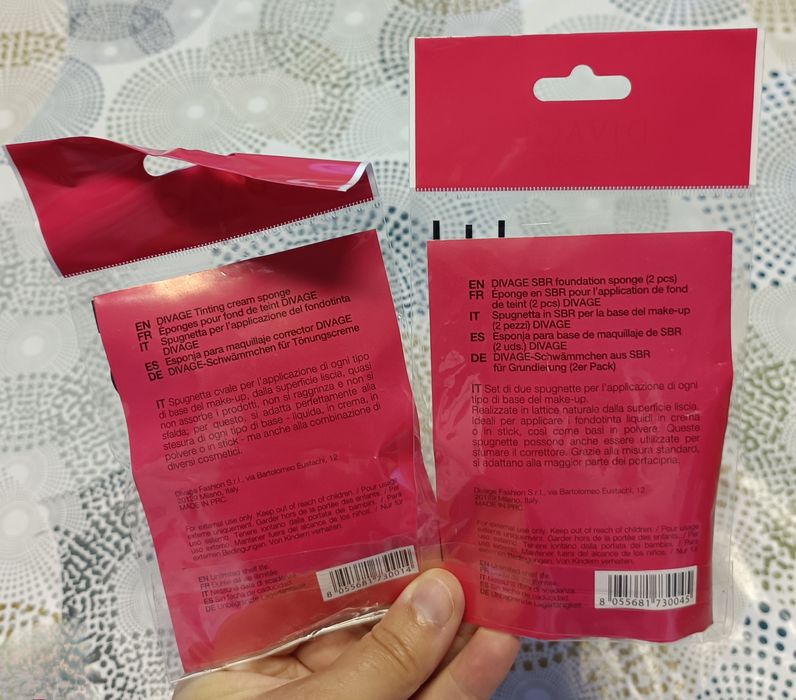 Esponjas de maquiagem Divage