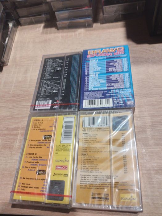 Ròżne kasety do wyboru