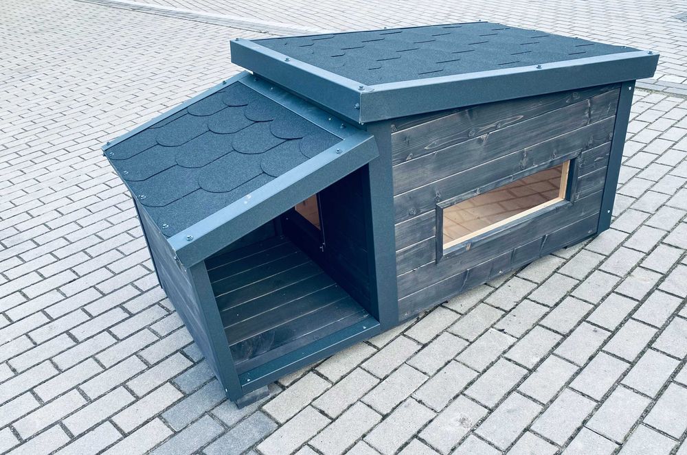 Buda z przedsionkiem dla Psa L wersja LUX