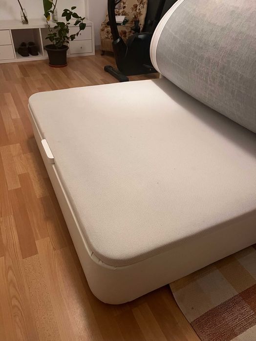 Cama otomana de casal 140x200 + colchão